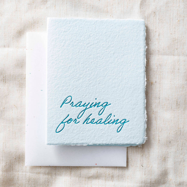 Praying for healing | Religious Christian Greeting Card