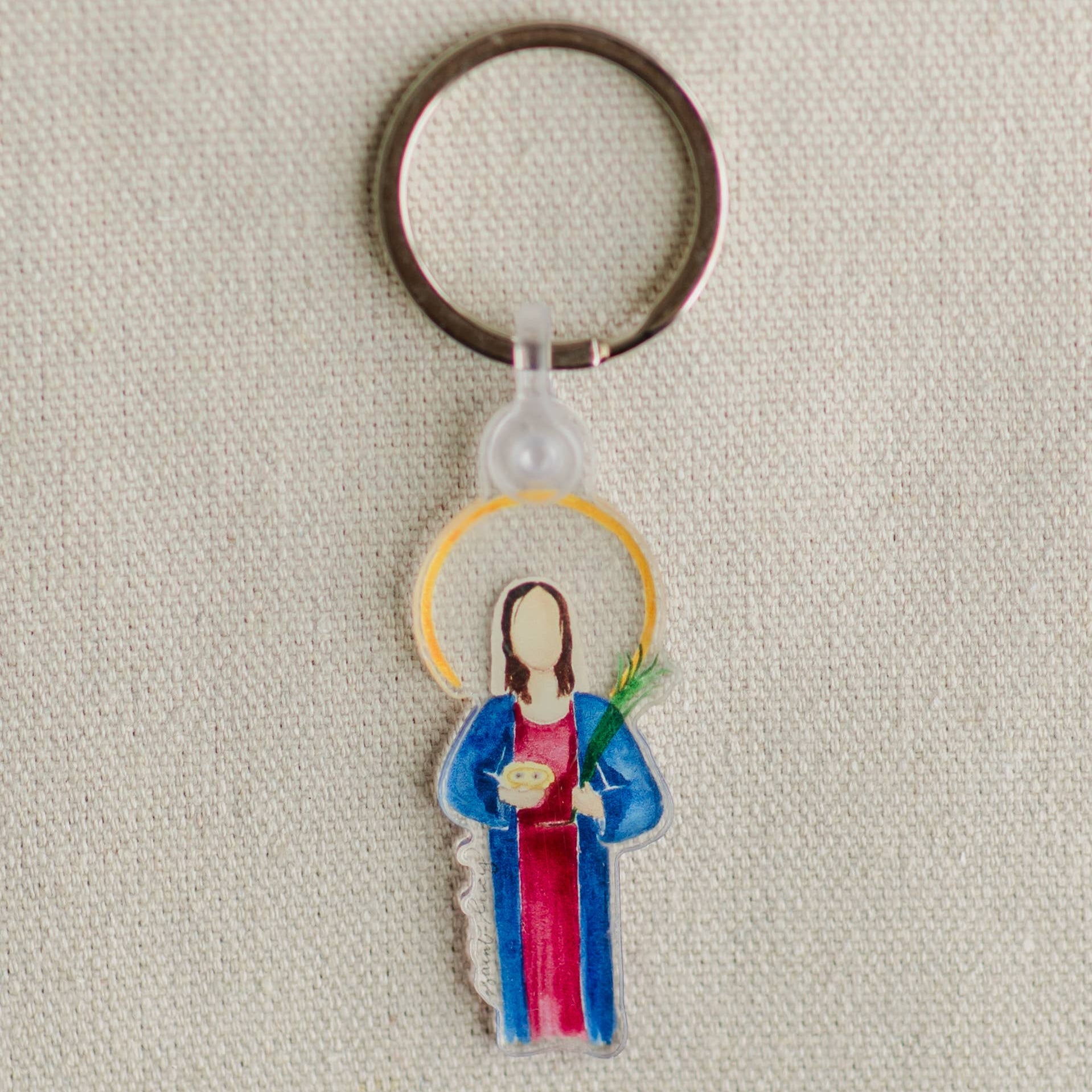 St. Lucy Keychain