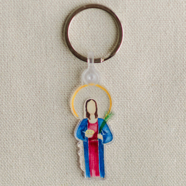St. Lucy Keychain