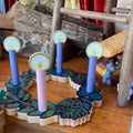 Wooden Advent Wreath Set