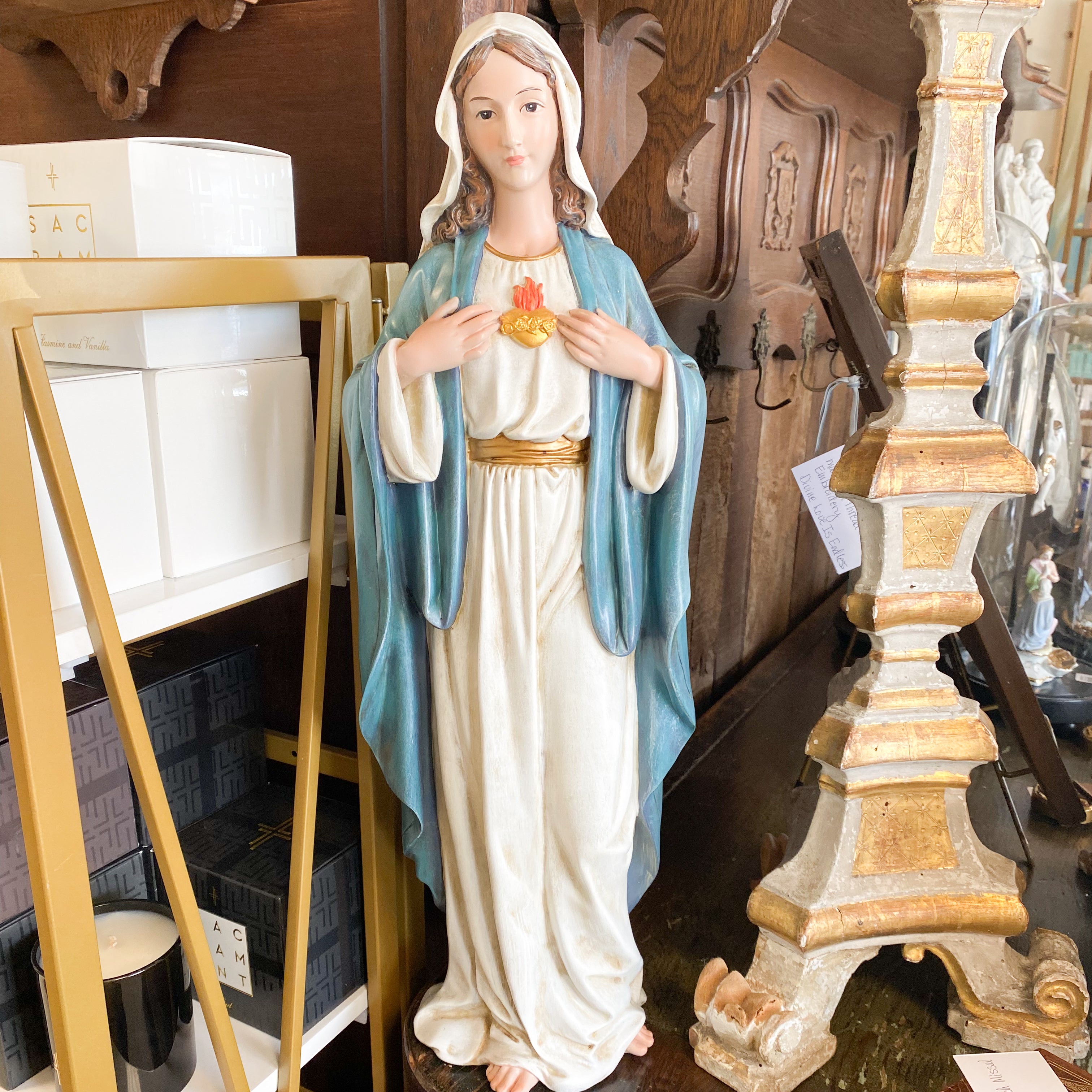 24" Immaculate Heart of Mary Statue