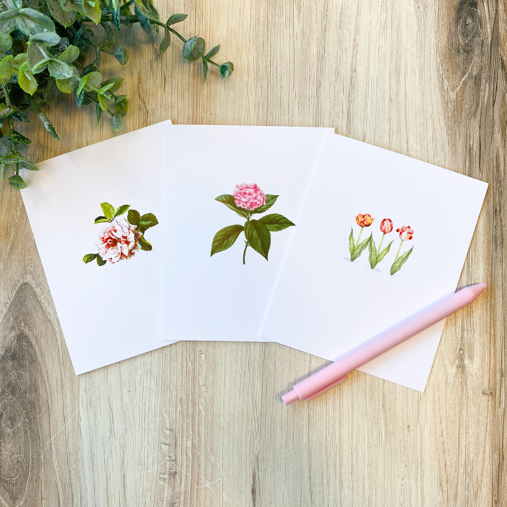 Stationery Sets - Flowers