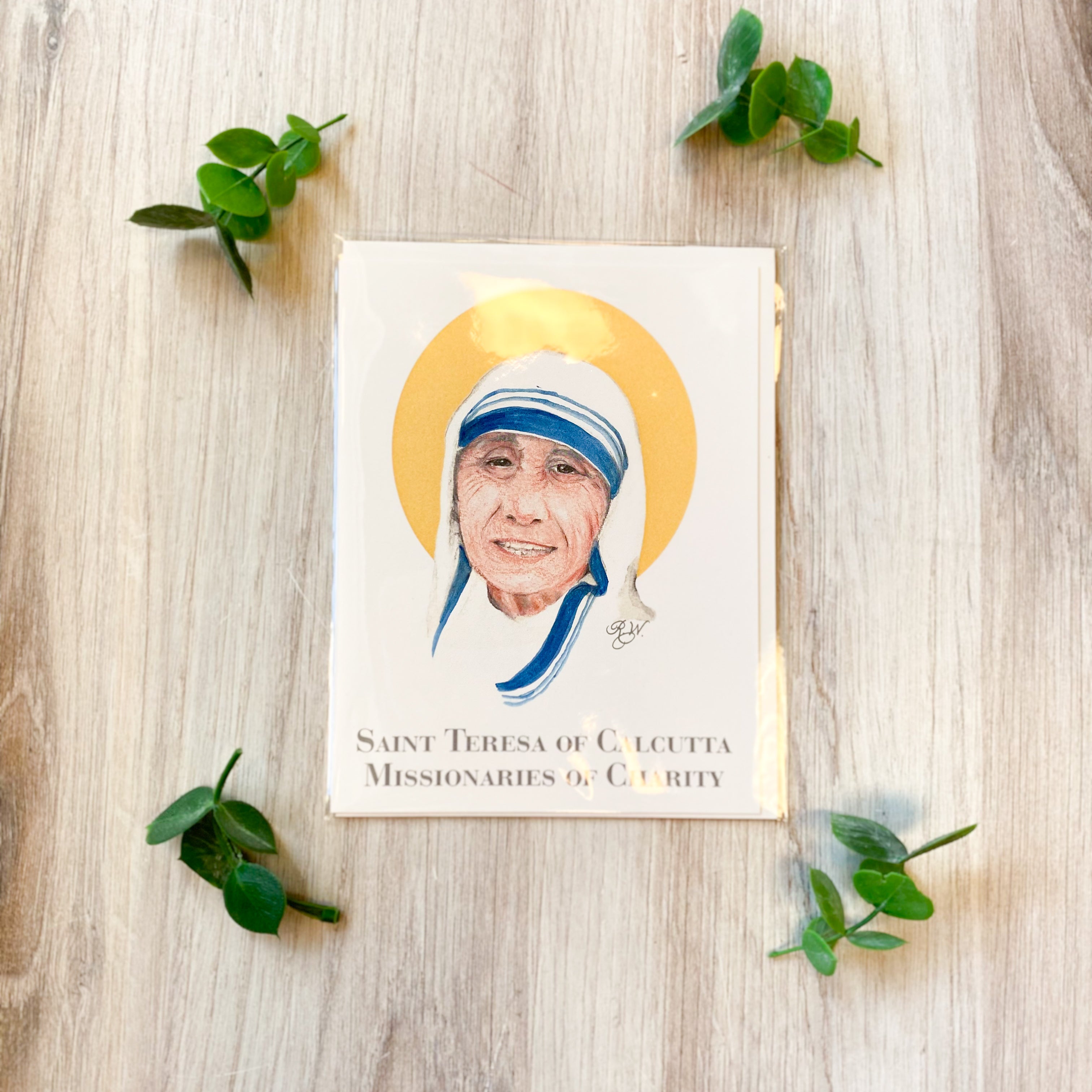 Saint Teresa of Calcutta Notecard with Envelope