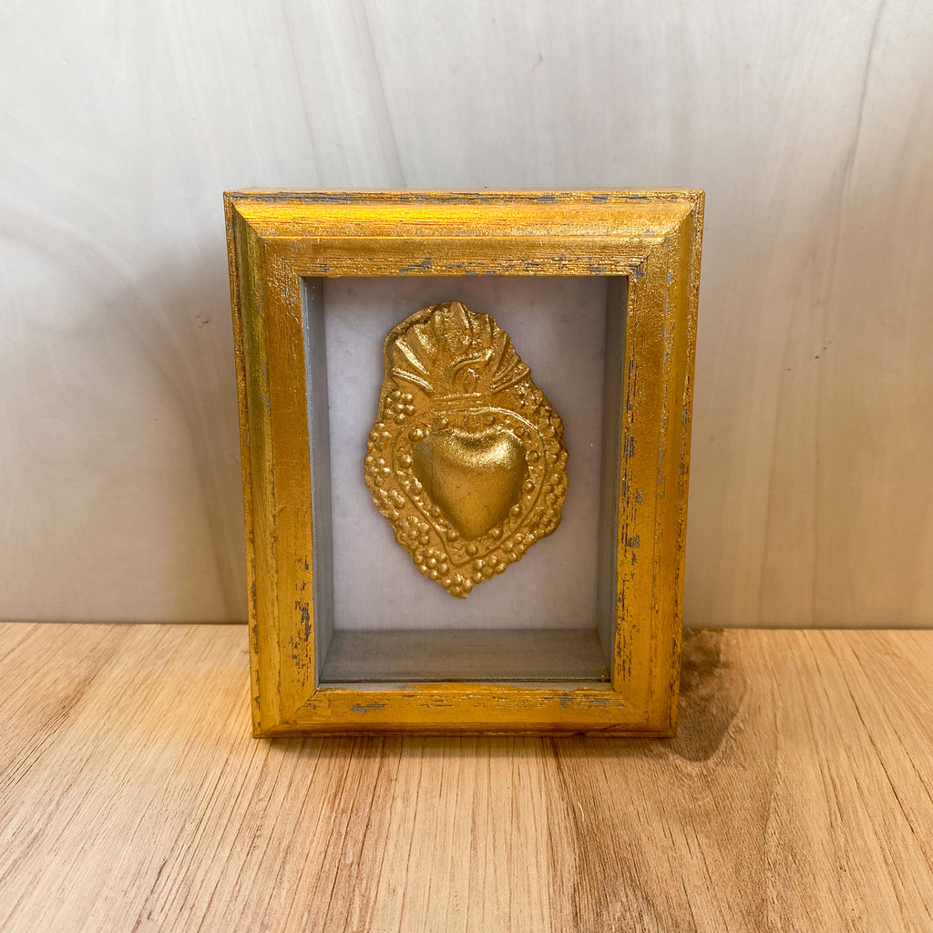 Framed Sacred Heart 4x5