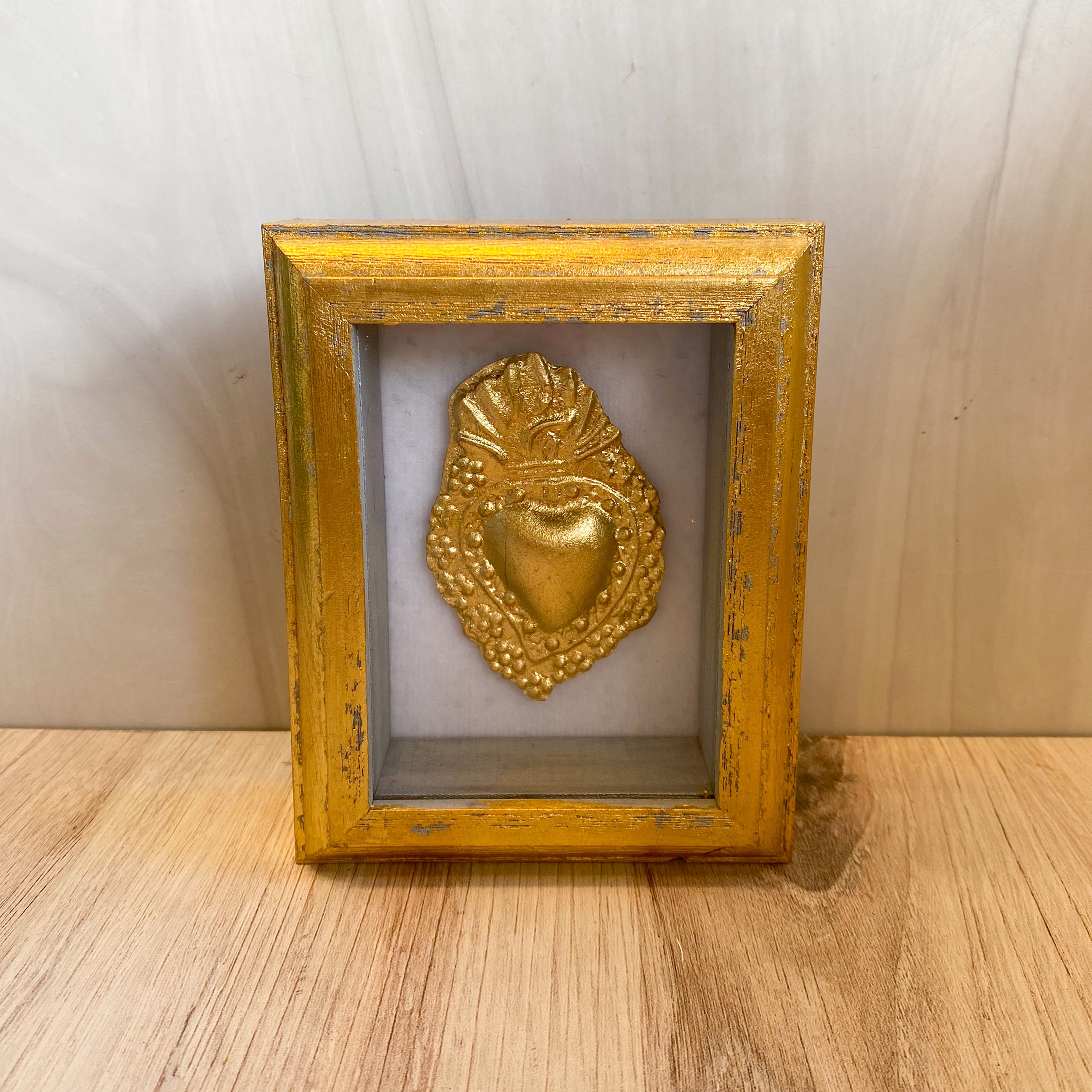 Framed Sacred Heart 4x5