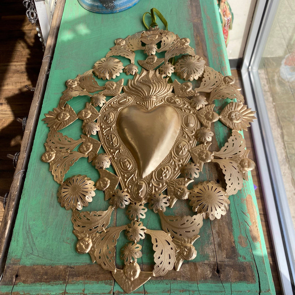 Cutout Sacred Heart Ornament