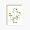 Floral cross