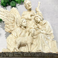 Woodcut Nativity Figure