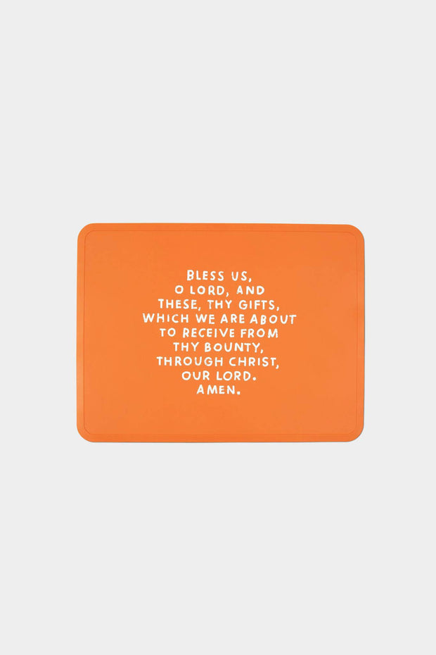 Meal Blessing Silicone Placemat | Catholic Placemat | Kids