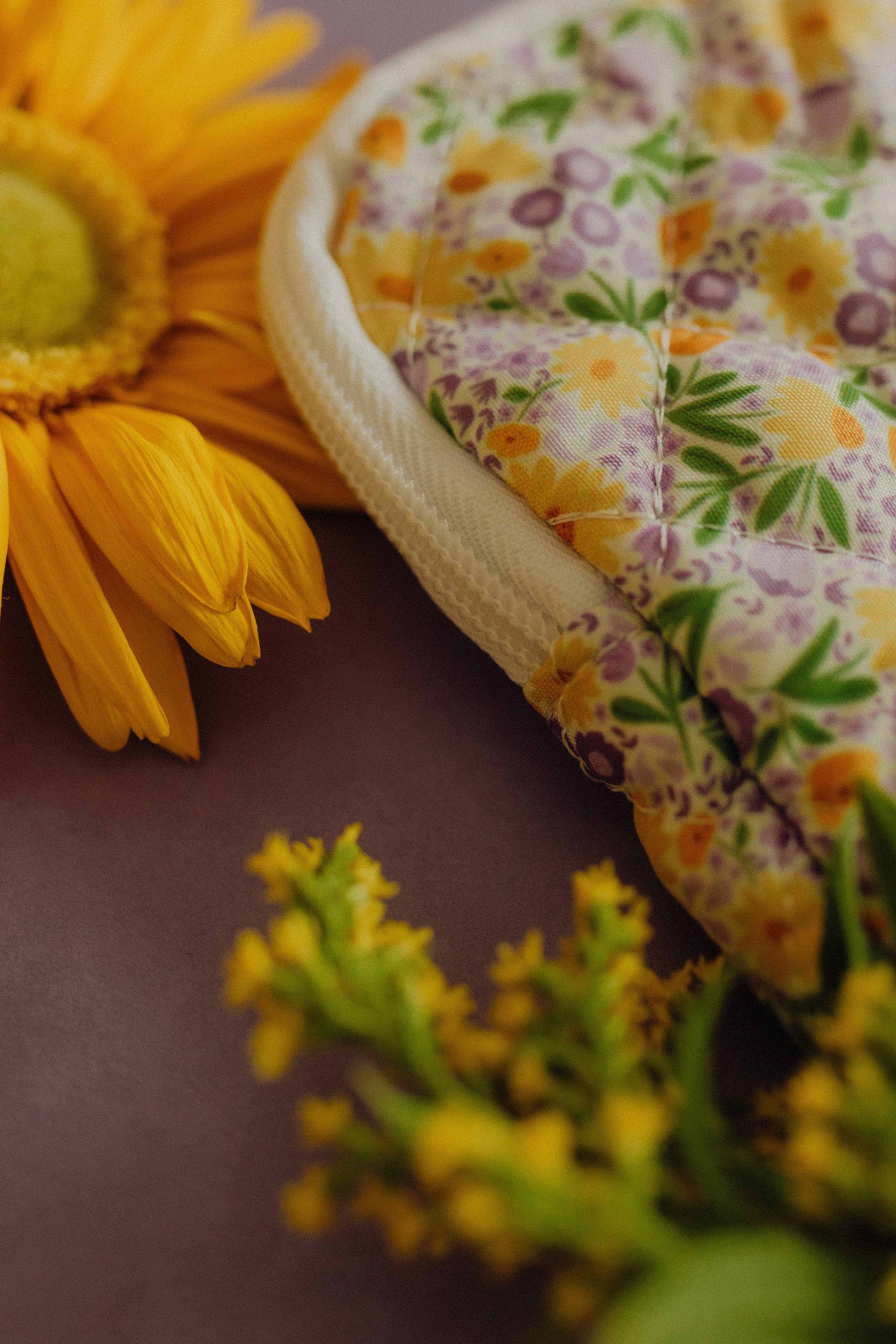 Lavender Blooms Rosary Pouch