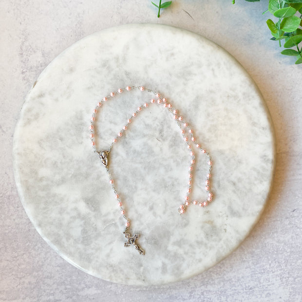 Pink Pearl Rosary
