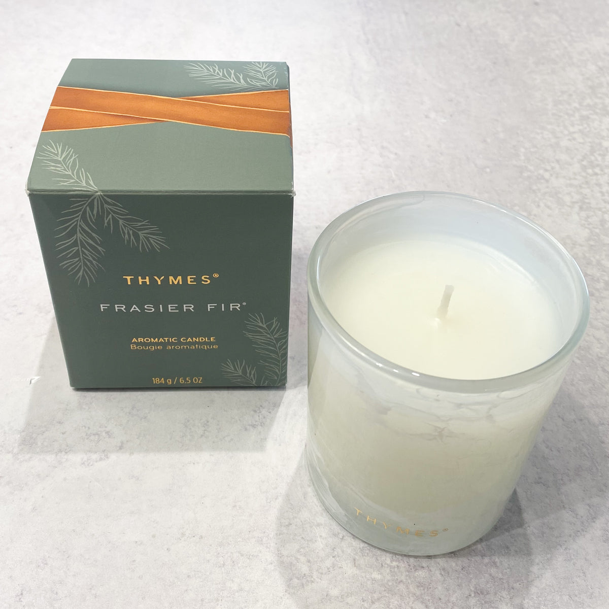 Frasier Fir Frosted 6.5 oz Boxed Candle