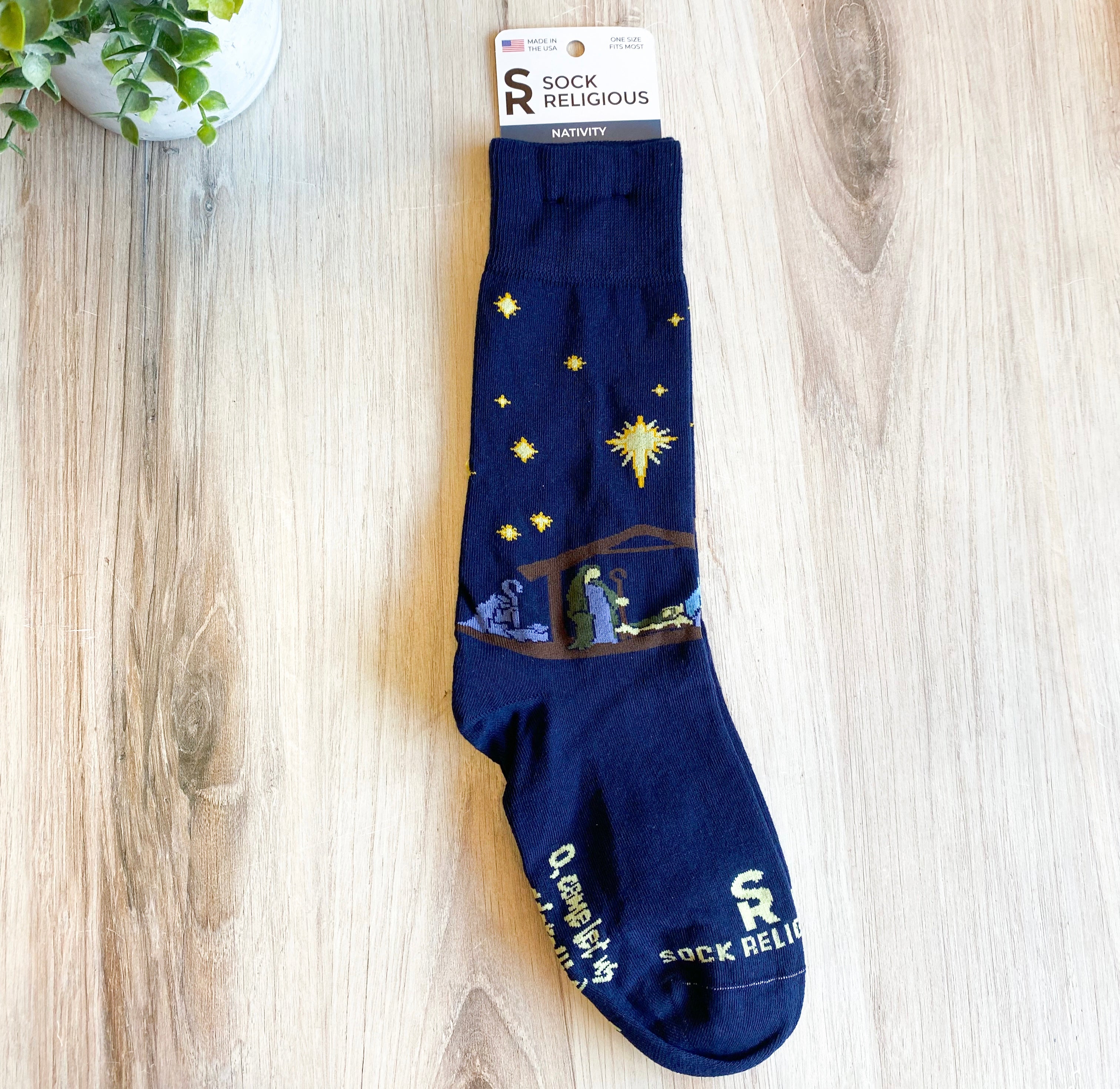 Nativity Adult Socks