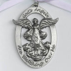 Baby Cradle Medal Angel for Girl CJ-347P