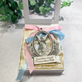 Guardian Angel Pewter Crib Medal, Boxed