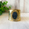 Gold Guadalupe Cuff Bracelet