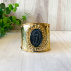 Gold Guadalupe Cuff Bracelet