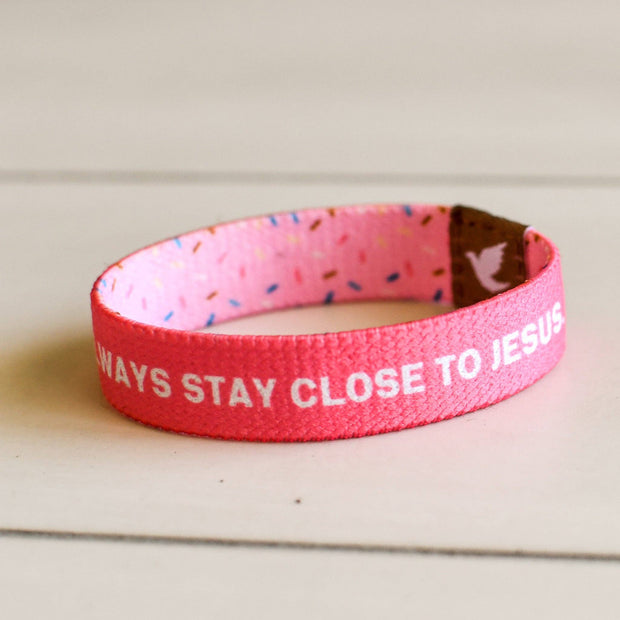 Kind and Brave Sprinkles Girls Elastic Bracelet