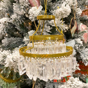 Metal & Plastic Chandelier Ornament, 4 Styles