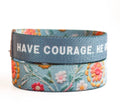 Have Courage Blue Floral Kids Truthband