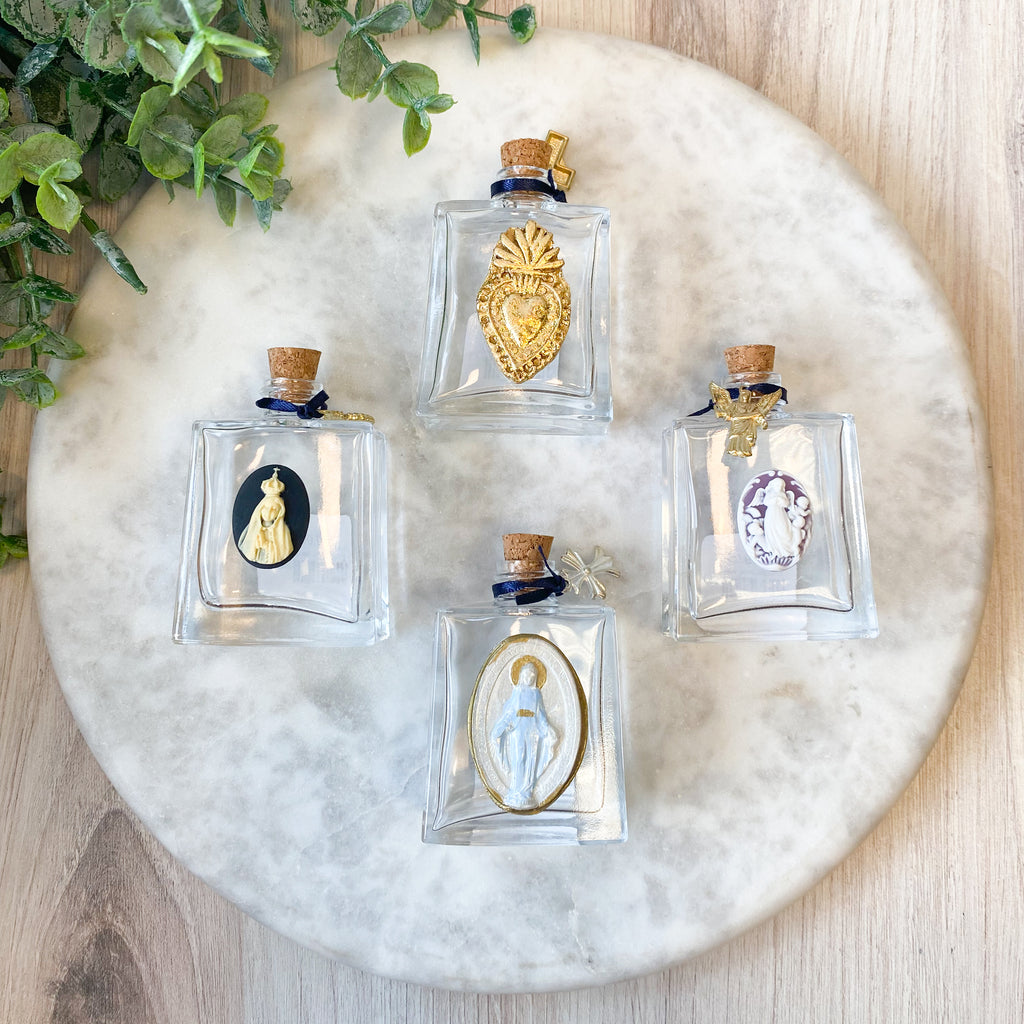 Intaglio Holy Water Bottle