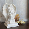 Guardian Angel with Child in White 7"