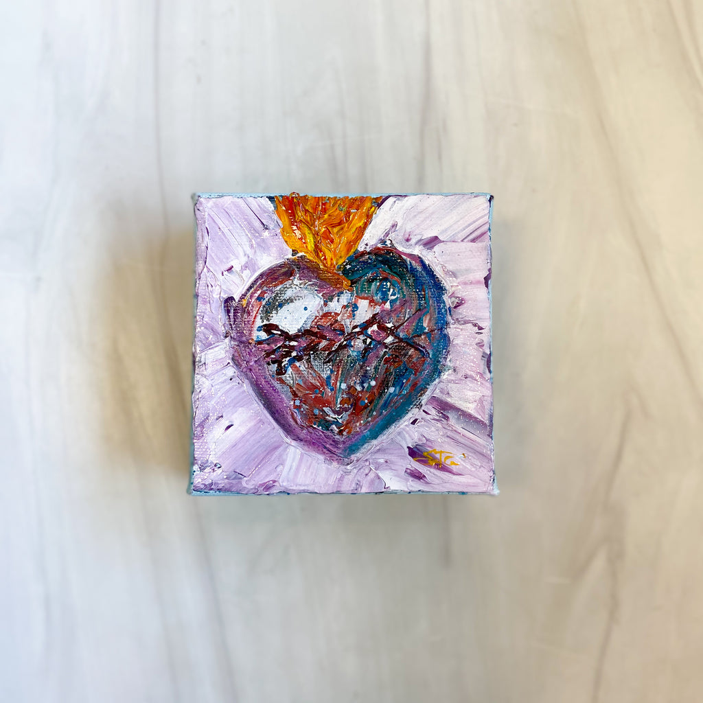 "He Loved Us First" Original Canvas Art Blocks Series #17, 18, 19, 21, 23, 24