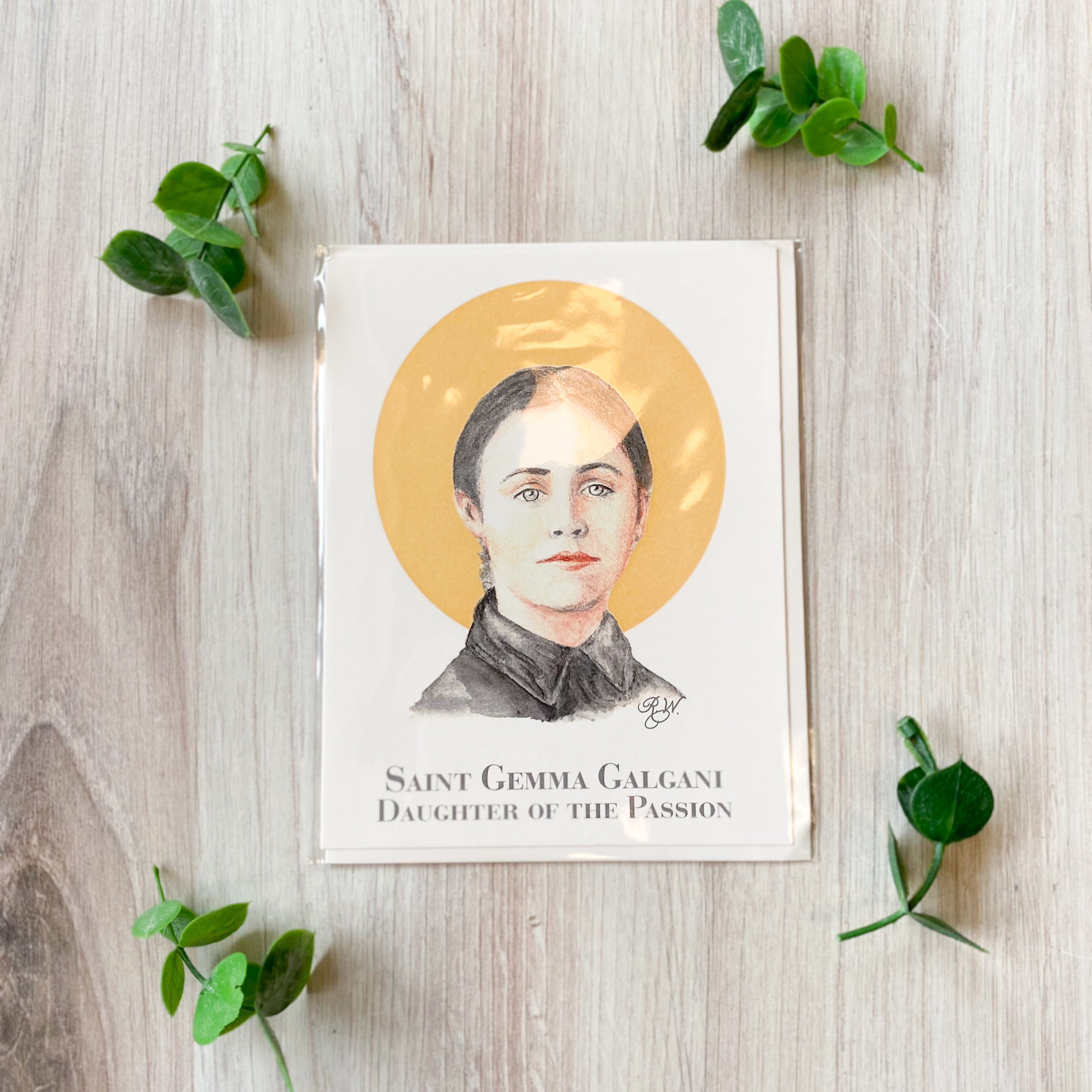 Saint Gemma Galgani, Daughter of the Passion Notecard with Envelope