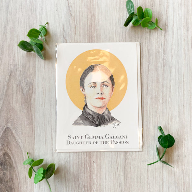 Saint Gemma Galgani, Daughter of the Passion Notecard with Envelope