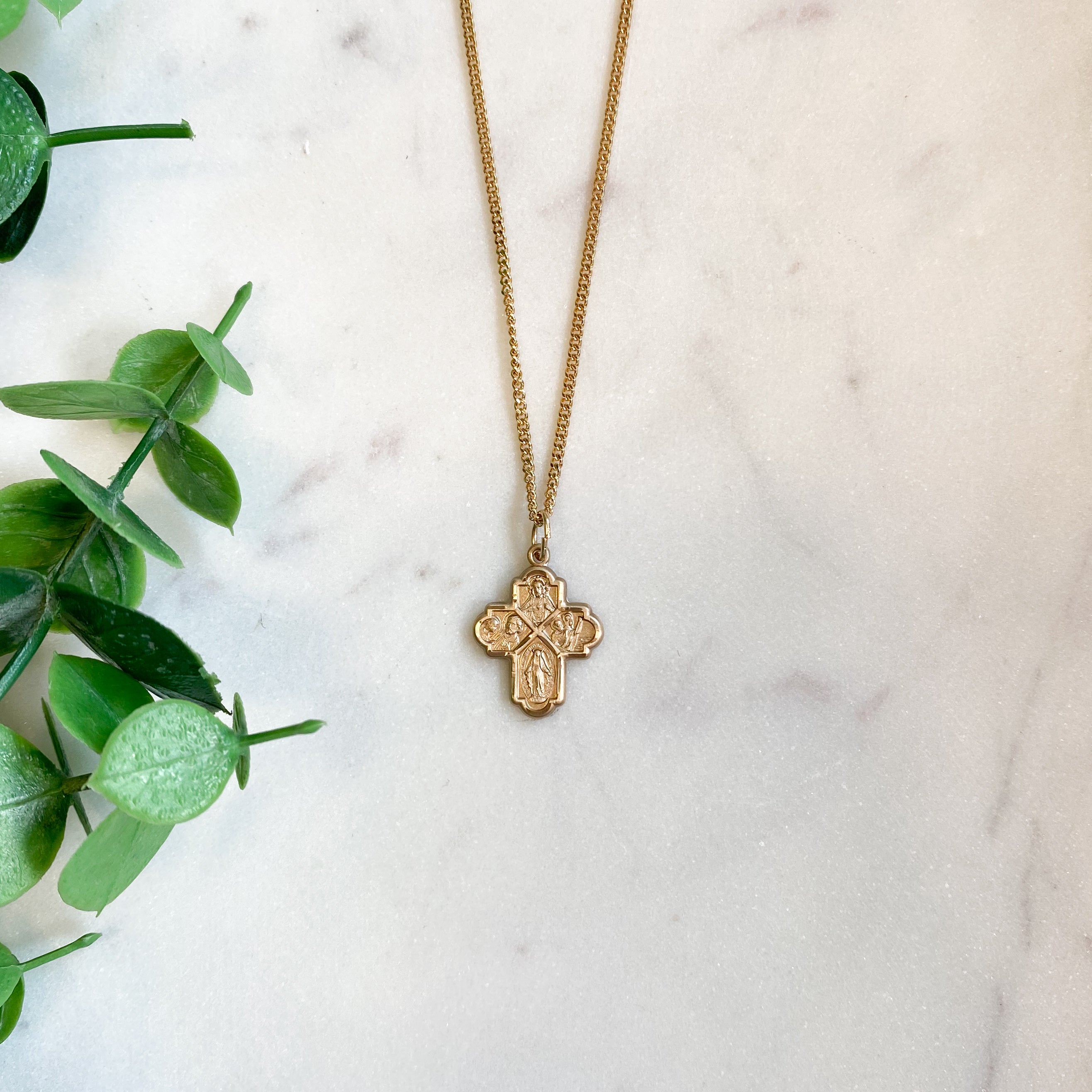 Classic 4-Way Cross Necklace