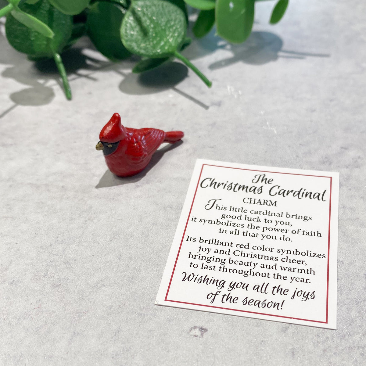 Christmas Cardinal Charm