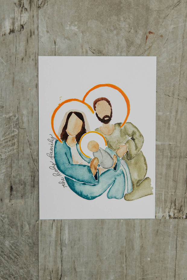 Holy Family - 5x7 Print