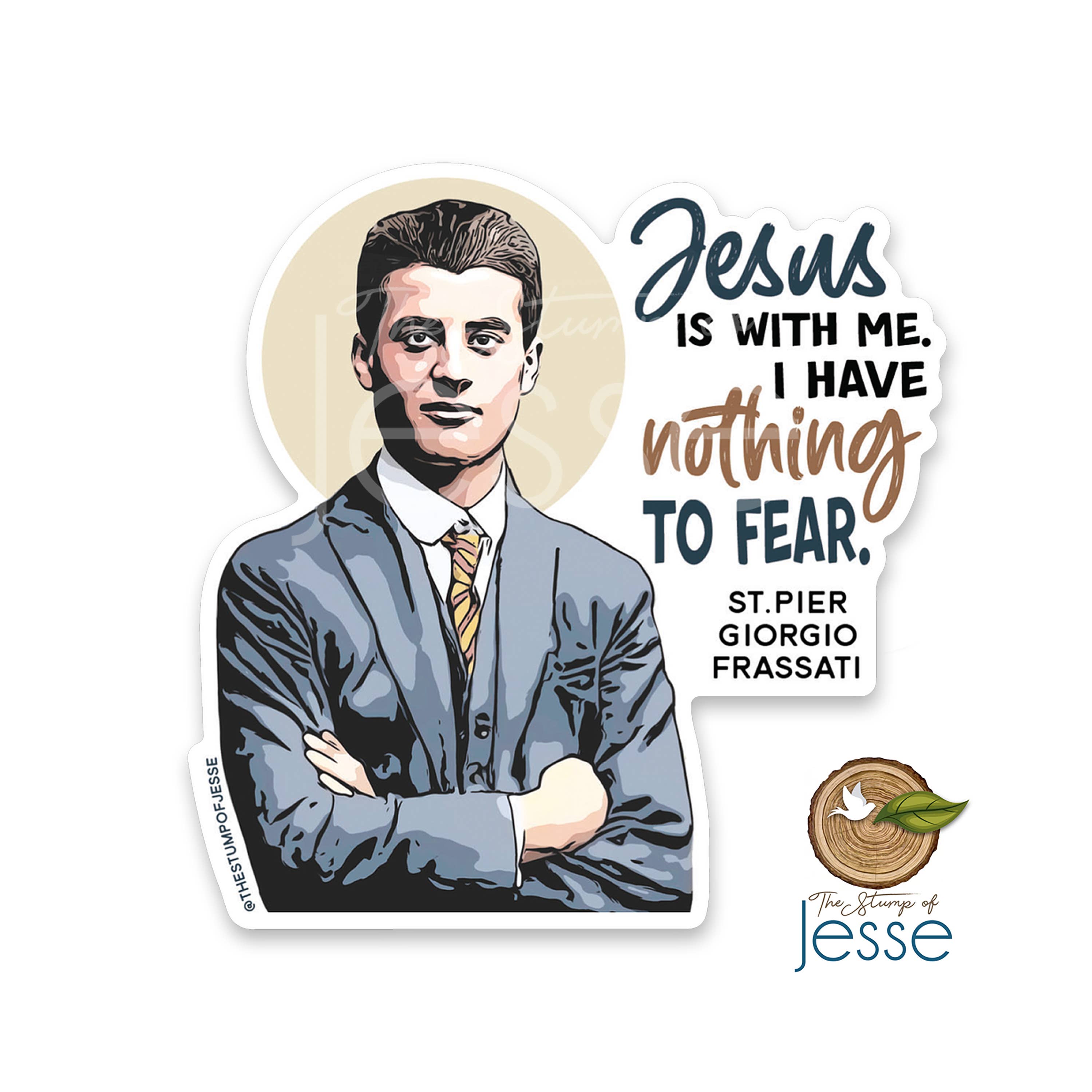 St. . Pier Giorgio Frassati Waterproof Catholic Sticker