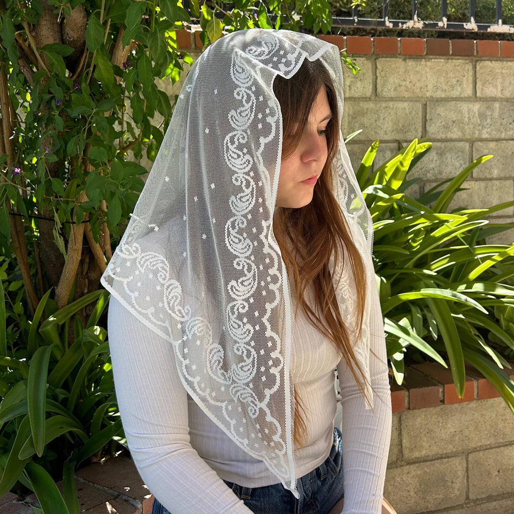 Jerusalem Veil  -White 