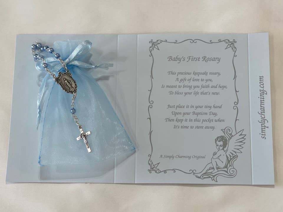 Keepsake Baby's First Rosary Gift Boxed