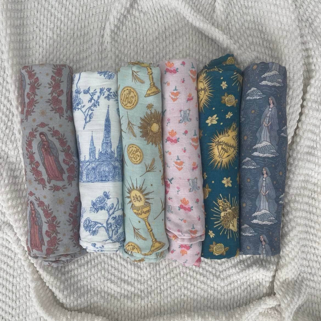 Lourdes Swaddle Blanket
