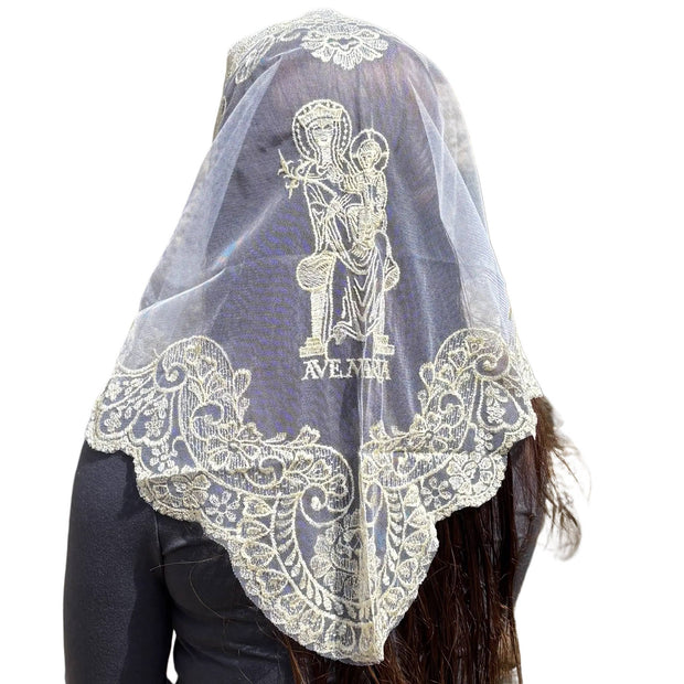 Ave Maria Veil - CREAM