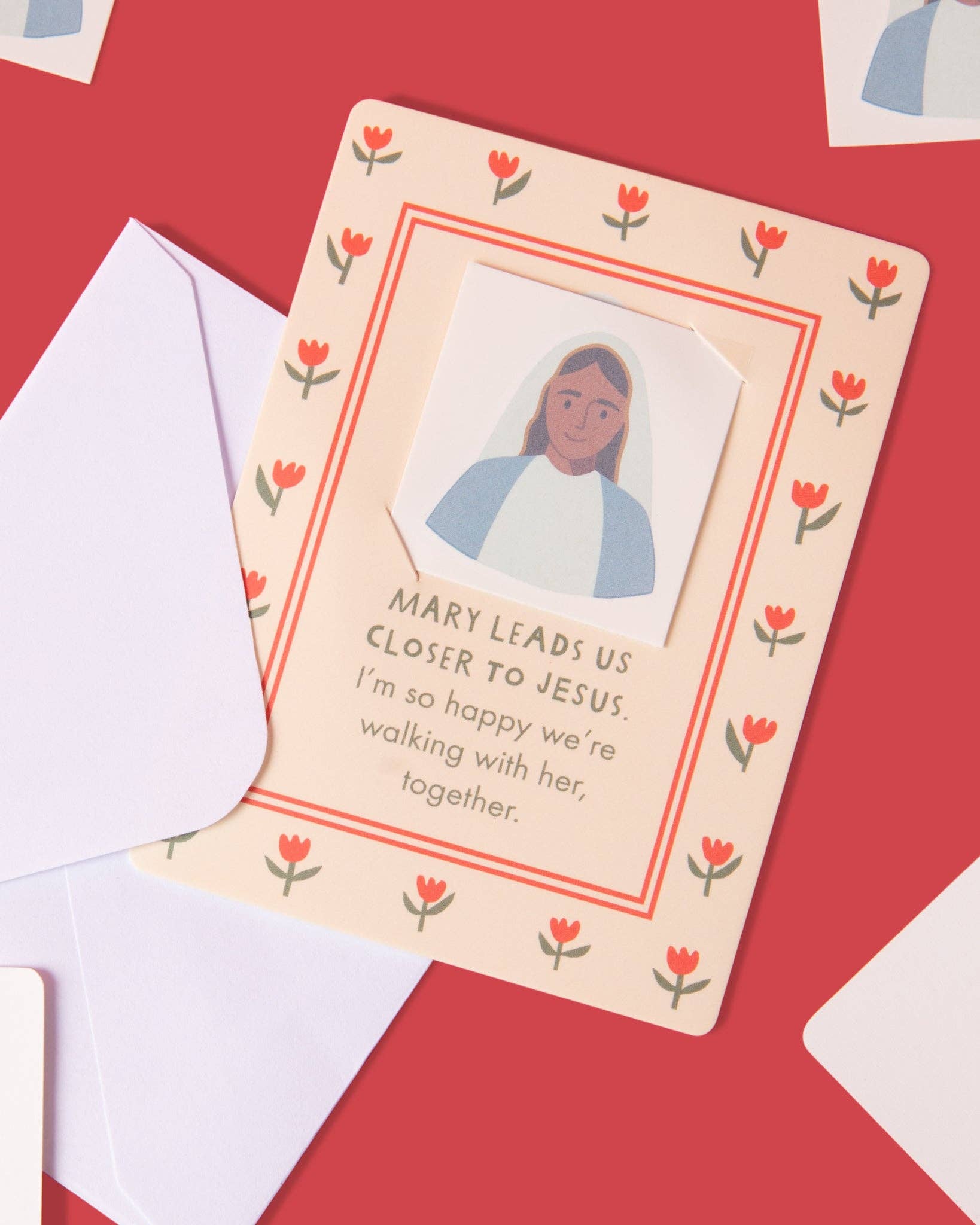 Mary Valentine Cards with Temporary Tattoos