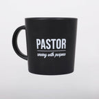 Mug Pastor Serving Black 12 Oz