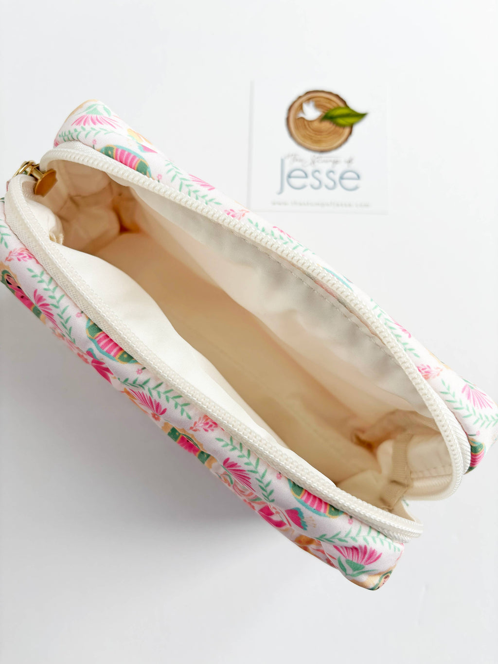 Our Lady of Guadalupe lightweight waterproof puffer pouch