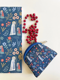 Rosary Our Lady of Lourdes Pouch 
Catholic Gift