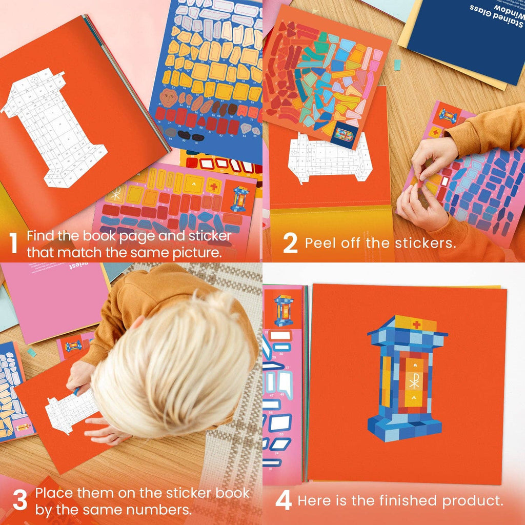 Pray by Sticker: Mass Sticker Book