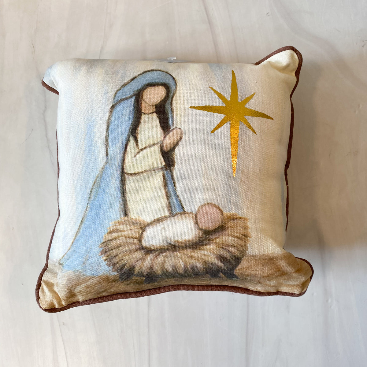 Pillow Mary with Baby Jesus