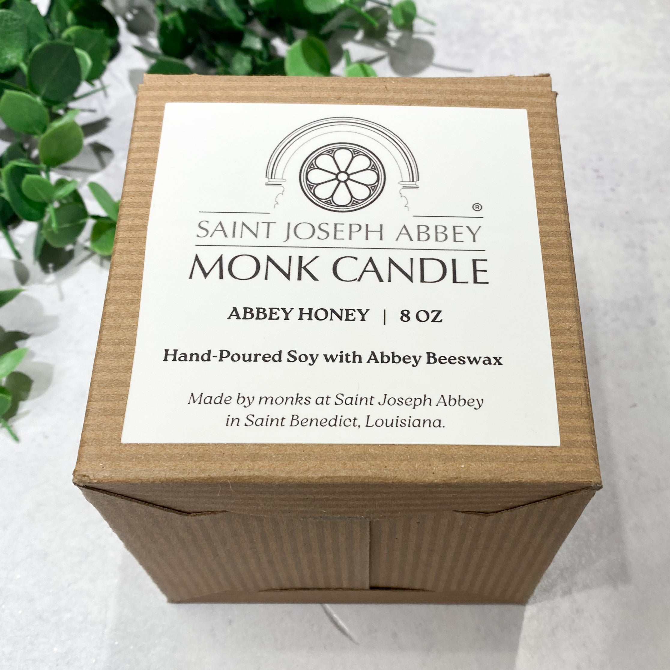 Monk Candle - Saint Joseph Abbey