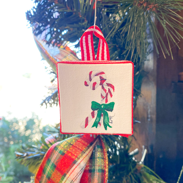 Small Candy Cane Ornament