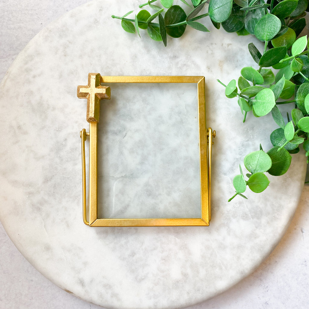 Glass Gold Leaf Frame 2x3
