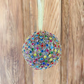 4" Multicolor Jewel Ball Ornament