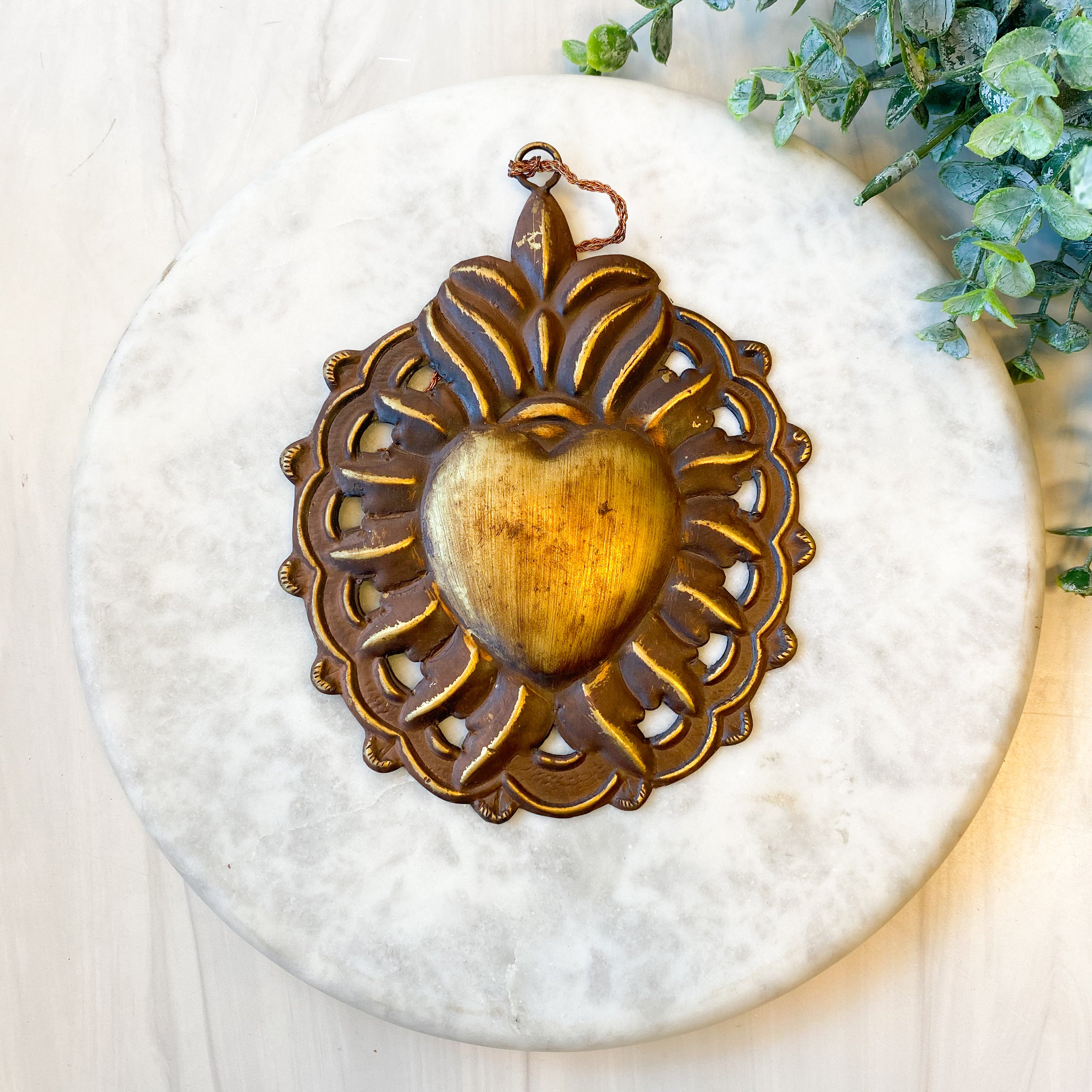 Golden Ex-voto pink patina