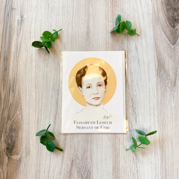 Elisabeth Leseur Servant of God Notecard with Envelope