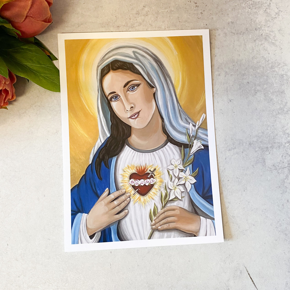 5x7 Assorted Catholic Saints / Religious Images Prints